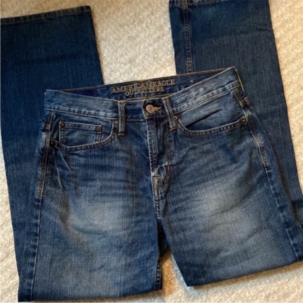 🦅AMERICAN EAGLE RELAXED STRAIGHT LEG JEAN SZ 28/30